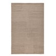 Clayton 5'x8' Recycled Fabric Handwoven Sustainable Beige Accent Area Rug