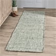 Oscoda 2.6'x8' Sustainable Handwoven Jute Blend Fog Gray Accent Rug