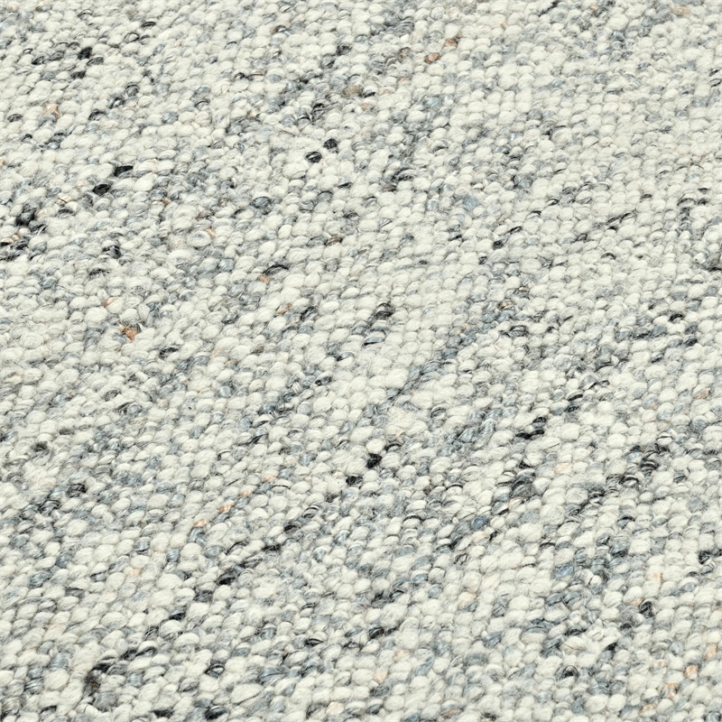 Oscoda 2.6'x8' Sustainable Handwoven Jute Blend Fog Gray Accent Rug