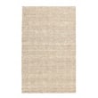 Herringbone 10'x14' Hand Spun Wool Blend Chenille Ivory Area Accent Rug