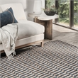 Monterey 5'x8' Jute Handwoven Sustainable Blue Accent Area Rug