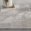 Clayton 8'x10' Recycled Fabric Handwoven Sustainable Gray Accent Area Rug