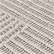 Clayton 9'x12' Recycled Fabric Handwoven Sustainable Gray Accent Area Rug