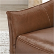 Classic Home Amsterdam Top Grain Leather Recliner Arm Chair in Brown