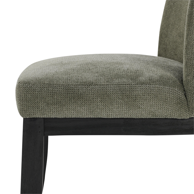 Classic Home Jocelyn Upholstered Fabric Herb Green Dining Chair