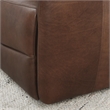 Classic Home Thaya Leather Power Recliner Chair in Antique Brown