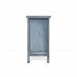 Classic Home Crafton 4-Door Reclaimed Pine Wood Blue Sideboard Buffet