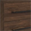 Classic Home Jaxon 2-Drawer Acacia Wood Nightstand in Cocoa Brown