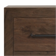 Classic Home Jaxon 2-Drawer Acacia Wood Nightstand in Cocoa Brown