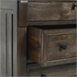 Classic Home Adelaide 3-Drawer Mango Wood Nightstand in Cocoa Brown