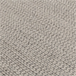 Dawson 5'x8' Wool Polyester Blend Fabric Handwoven Light Gray Accent Area Rug