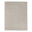 Dawson 9'x12' Wool Polyester Blend Fabric Handwoven Light Gray Accent Area Rug