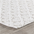 Portpla 9'x12' Wool Blend Hand Loomed Beige Accent Area Rug