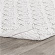 Portpla 9'x12' Wool Blend Hand Loomed Beige Accent Area Rug