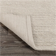 Dawson 5'x8' Wool Polyester Blend Fabric Handwoven Birch White Accent Area Rug