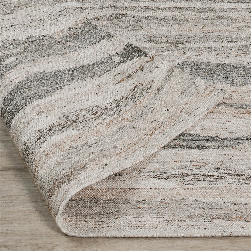 Tenaya 5x8 Handwoven Multi-Color Fabric Performance Area Accent Rug