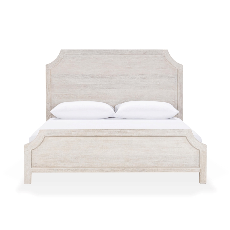 Classic Home Westmont Mango Wood Bed Eastern King White