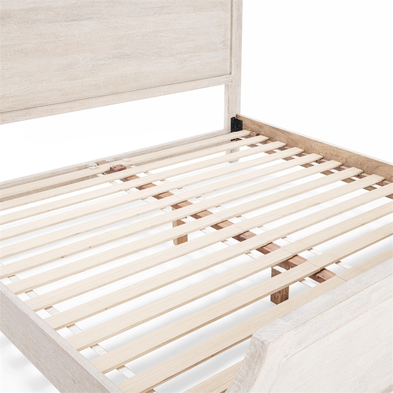 Classic Home Westmont Mango Wood Queen Bed in Creamwood