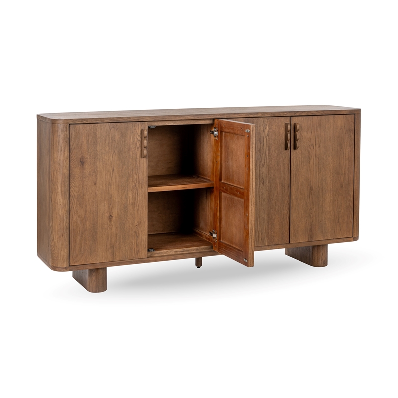 Classic Home Tacoma 4-Door Wood Sideboard Buffet - Thumbnail 3