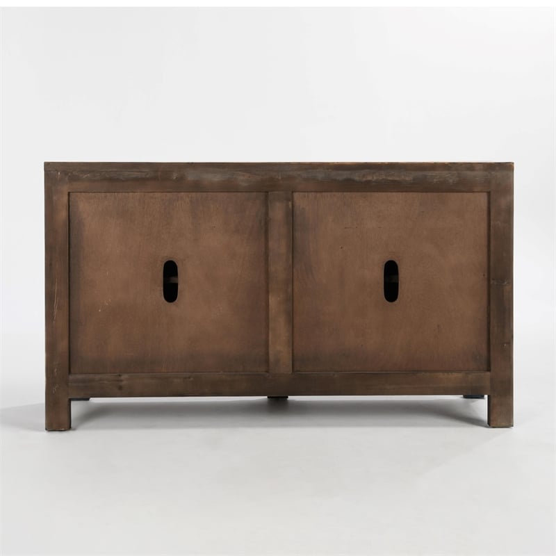 Classic Home Amherst  4-Drawer Reclaimed Pine Wood Sideboard Buffet