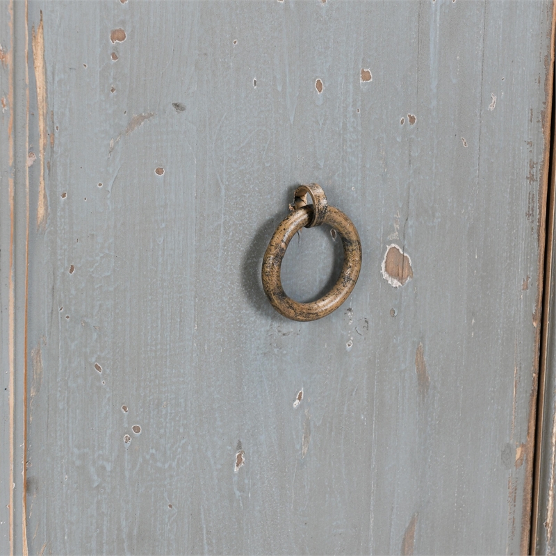 Classic Home Amherst  4-Drawer Gray Reclaimed Pine Wood Sideboard Buffet
