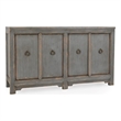 Classic Home Amherst  4-Drawer Gray Reclaimed Pine Wood Sideboard Buffet
