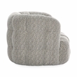 Classic Home Walter Swivel Accent Chair Viscose Polyester Heathered Gray