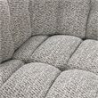 Classic Home Walter Swivel Accent Chair Viscose Polyester Heathered Gray