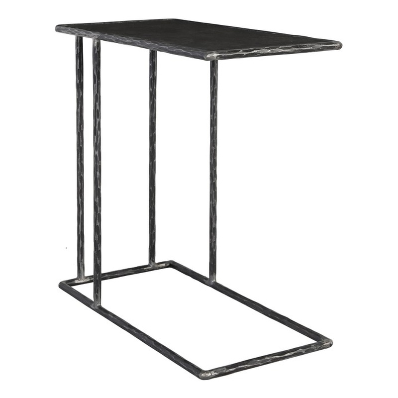 Classic Home Arlo Black Metal Accent Table