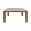 Classic Home Gilcrest Square Aged Oak Wood Dining Table