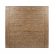 Classic Home Gilcrest Square Aged Oak Wood Dining Table