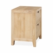 Classic Home Laguna 2-Drawer Mango Wood Nightstand Natural