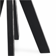 Classic Home Rodrigo Round Mango Wood Bar Height Table Black