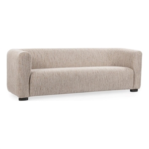 Classic Home Andara Upholstered Polyester Fabric Sofa Beige