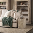 Classic Home Sorrento Natural Teak Wood End Table Bleached