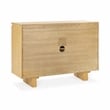 Classic Home Roya Oak Wood 2-Door Sideboard Buffet Natural