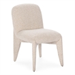 Classic Home Danson Upholstered Polyester Fabric Dining Chair Cream