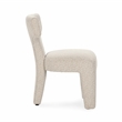 Classic Home Khai Upholstered Polyester Fabric Dining Chair Cream