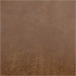Classic Home Halstead Upholstered Brown Leather Fabric Dining Chair