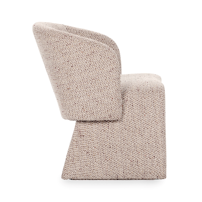 Classic Home Halstead Upholstered Polyester Fabric Dining Chair Gold