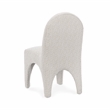 Classic Home Ella Set of 2 Upholstered Polyester Fabric Dining Chair Cream