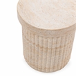 Classic Home Selah Concrete Outdoor Stool Beige