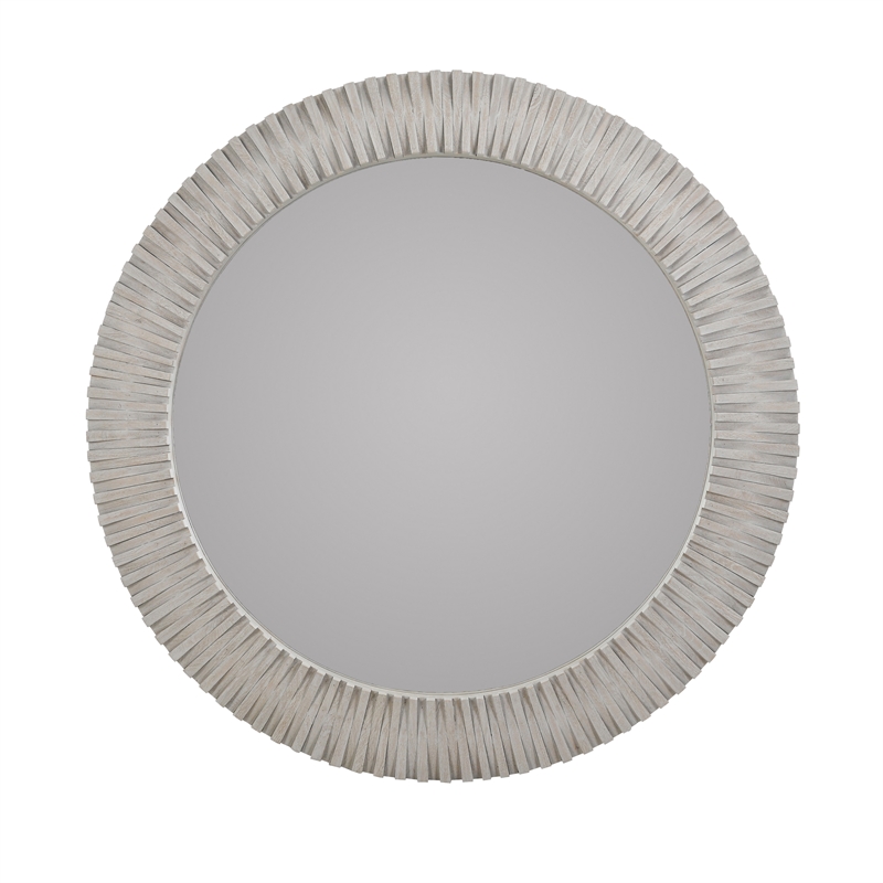 Classic Home Myrtle Mango Wood Mirror Gray