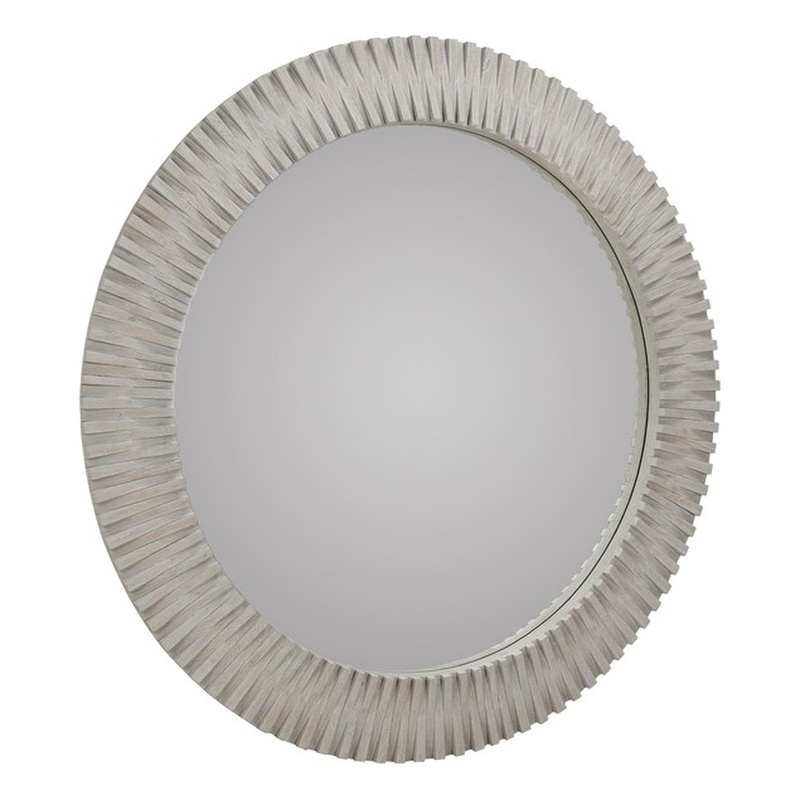 Classic Home Myrtle Mango Wood Mirror Gray