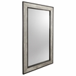 Classic Home Webster Reclaimed Pine Floor Mirror Concrete Gray