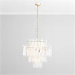 Classic Home Everly White Square Iron Chandelier