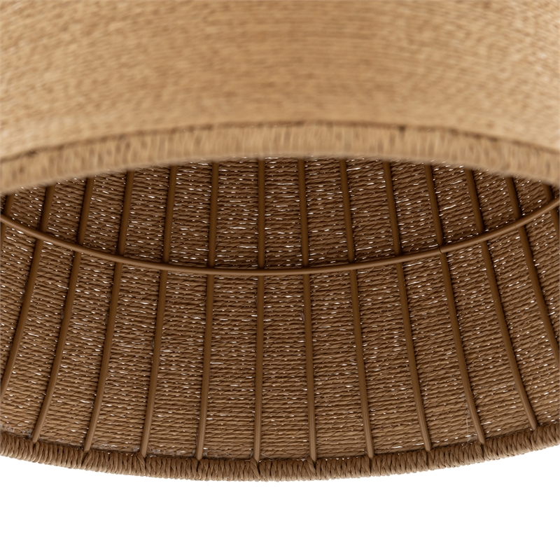Classic Home Kimbelle Natural Rattan Pendant Light