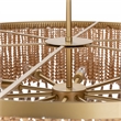 Classic Home Andren Gold Wood Beads Pendant Light
