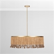 Classic Home Andren Gold Wood Beads Pendant Light
