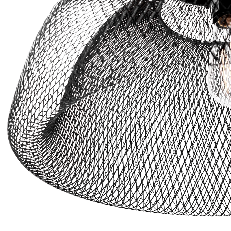 Classic Home Polaris Black Iron Large Pendant